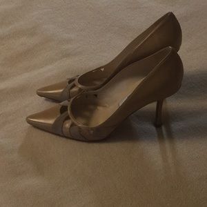 Jimmy Choo camel pumps
